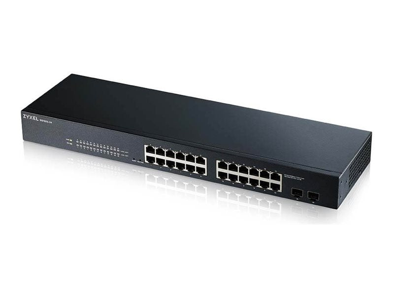 ZyXEL GS1900-24 - Switch - Smart - 24 x 10/100/1000 + 2 x Gigabit SFP (Uplink)