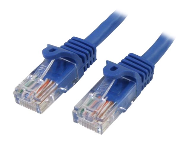 StarTech.com 2m Cat5e RJ45 UTP Netzwerkkabel Snagless - Cat 5e Patchkabel - Blau - Stecker / Stecker - Patch-Kabel - RJ-45 (M)