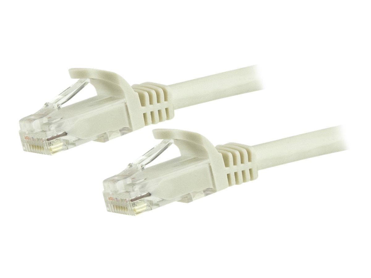 StarTech.com 5m Cat6 UTP RJ45 Gigabit Patchkabel Snagless - Cat 6 Netzwerkkabel mit Schutzmanschette - Cat.6 Patch-Kabel - Weiß - Patch-Kabel - RJ-45 (M)