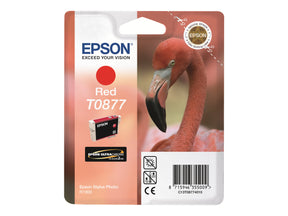 Epson T0877 - 11.4 ml - Rot - Original - Blisterverpackung