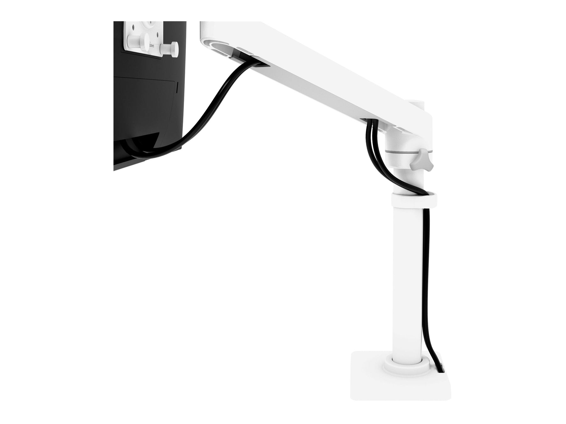 Ergotron NX - Befestigungskit (Stange, Pivot, Basis, Arm-Einheit, Befestigungsmaterialien) - für Monitor - weiß - Bildschirmgröße: bis zu 86,4 cm (bis zu 34 Zoll)