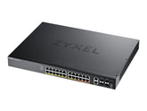 ZyXEL XGS2220 Series XGS2220-30HP - Switch - 24-Port GbE L3 Access, NebulaFLEX Cloud, mit 6 10G Uplink - managed - 16 x 10/100/1000 (PoE+)