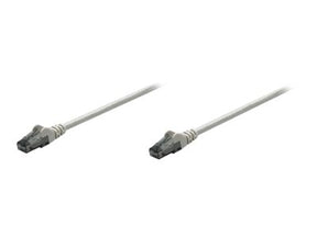 Intellinet Network Patch Cable, Cat6, 2m, Grey, CCA, U/UTP, PVC, RJ45, Gold Plated Contacts, Snagless, Booted, Lifetime Warranty, Polybag - Patch-Kabel - RJ-45 (M)