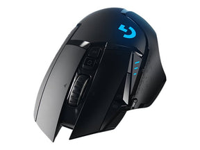 Logitech Gaming Mouse G502 (Hero) - Maus - optisch - 11 Tasten - kabellos, kabelgebunden - LIGHTSPEED - kabelloser Empfänger (USB)