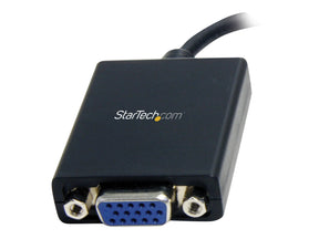 StarTech.com Mini DisplayPort auf VGA Adapter - Aktiver Mini DP 1.2 auf VGA Konverter/Dongle - 1080p Video - VESA Zertifiziert - mDP oder Thunderbolt 1/2 Mac/PC auf VGA Monitor/Display (MDP2VGA)