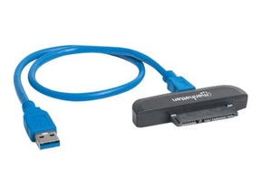 Manhattan USB-A to SATA 2.5" Adapter Cable, 42cm, Male to Male, 5 Gbps (USB 3.2 Gen1 aka USB 3.0)