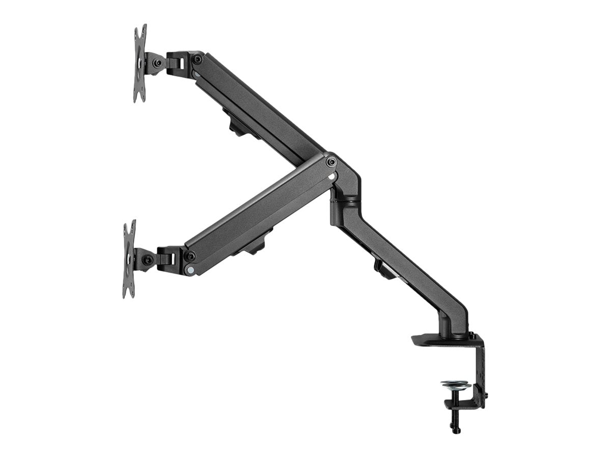 Neomounts FPMA-D650D - Befestigungskit - Voll beweglich - für 2 LCD-Displays - Stahl - Schwarz - Bildschirmgröße: 43.18-68.58 cm (17"-27")