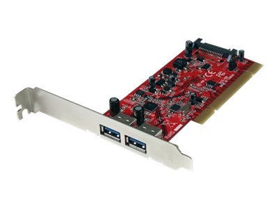 StarTech.com 2 Port USB 3.0 SuperSpeed PCI Schnittstellenkarte mit SATA-Stromanschluss