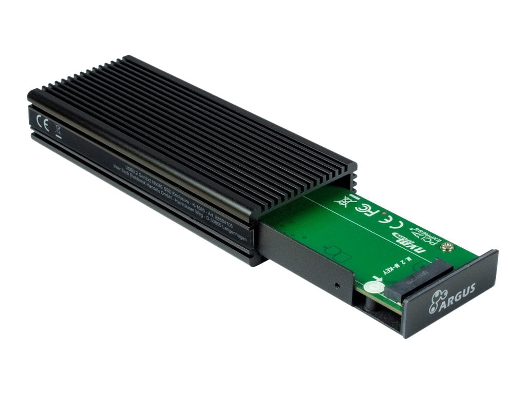 Inter-Tech Argus K-1685 - Speichergehäuse - M.2 - M.2 NVMe Card / PCIe (NVMe)