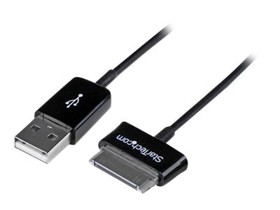 StarTech.com 3m Dock-Connector auf USB Kabel für Samsung Galaxy Tab - Lade- / Sync-Kabel - USB-Datenkabel / Ladekabel - Lade-/Datenkabel - Samsung 30-poliger Dockanschluss (M)