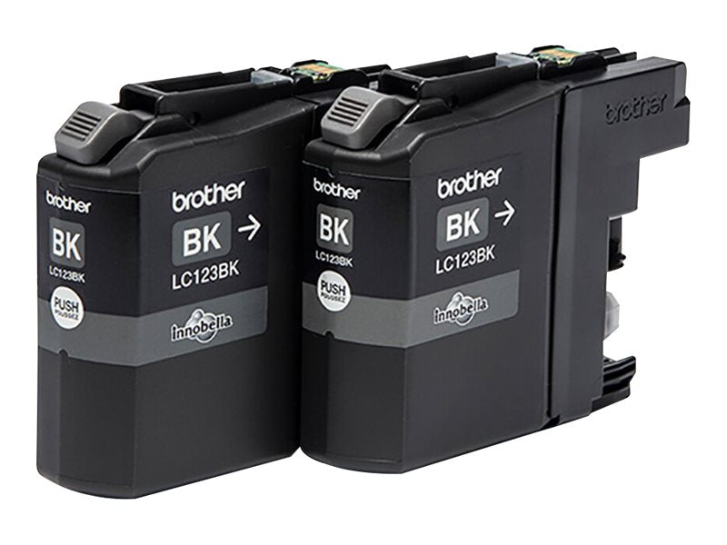 Brother LC123BK - 2er-Pack - Hohe Ergiebigkeit