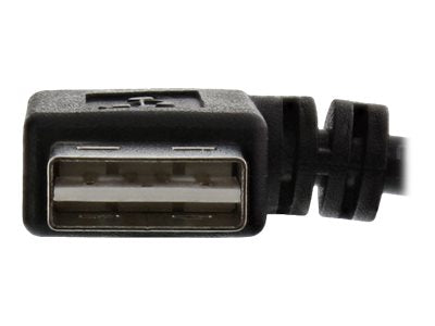 InLine Smart USB 2.0 Verlängerung gewinkelt - ST / BU - Typ A - schwarz - 0,2m