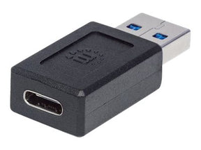 Manhattan USB-C to USB-A Adapter, Female to Male, 10 Gbps (USB 3.2 Gen2 aka USB 3.1)