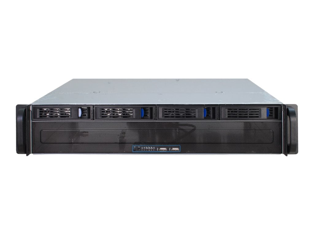 Inter-Tech IPC 2U-2404L - Rack-Montage - 2U - micro ATX - SATA/SAS - Hot-Swap - ohne Netzteil (ATX)