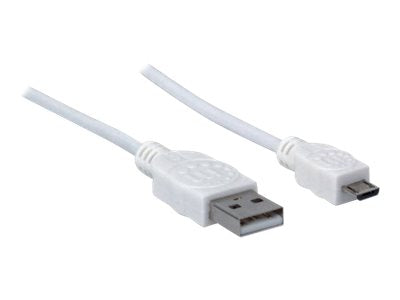 Manhattan USB-A to Micro-USB Cable, 1.8m, Male to Male, 480 Mbps (USB 2.0)