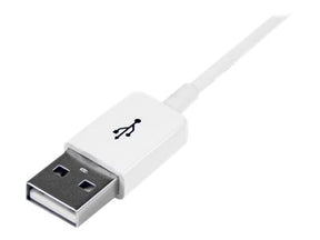 StarTech.com 1m USB 2.0 Verlängerungskabel A auf A - Stecker/Buchse - Weiß - USB A (St)