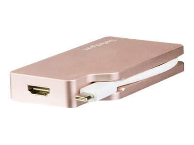 StarTech.com USB-C Video Adapter Multiport - Rose Gold