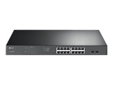 TP-LINK JetStream TL-SG1218MPE - Switch - Smart - 16 x 10/100/1000 (PoE+)