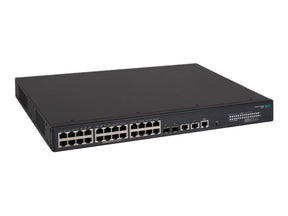 HPE FlexNetwork 5140 24G PoE+ 2SFP+ 2XGT EI - Switch - L3 - Smart - 24 x 10/100/1000 (PoE+)