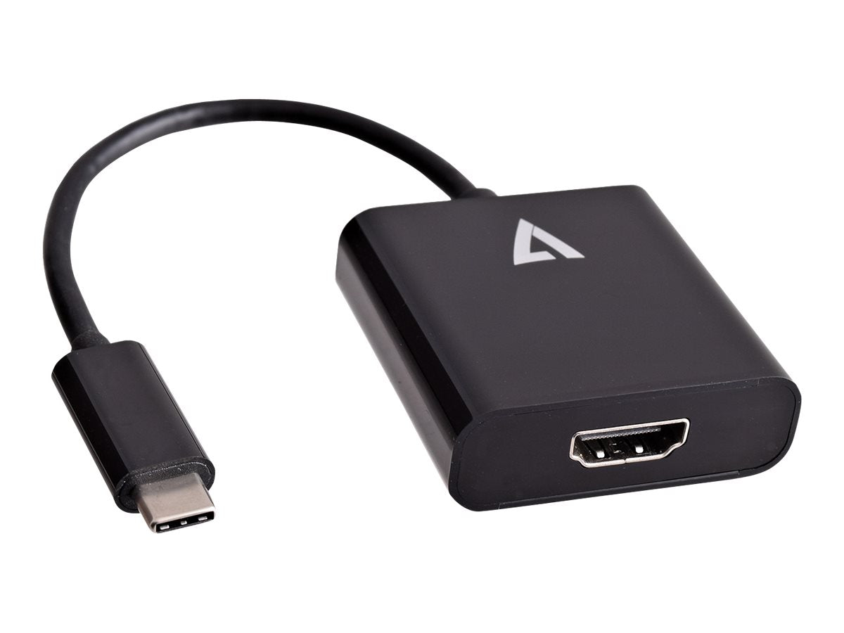 V7 Externer Videoadapter - USB-C - HDMI - Schwarz