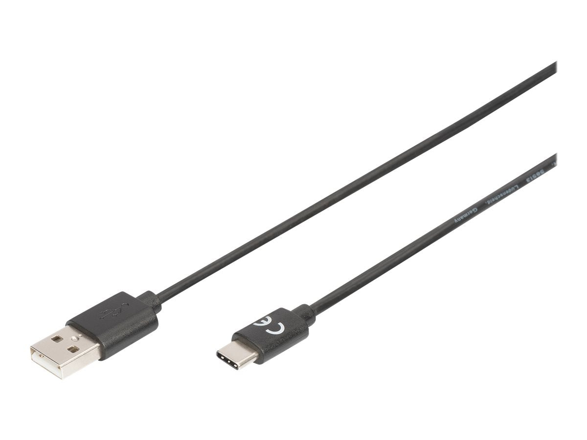 DIGITUS USB Type-C Anschlusskabel, Typ-C - A