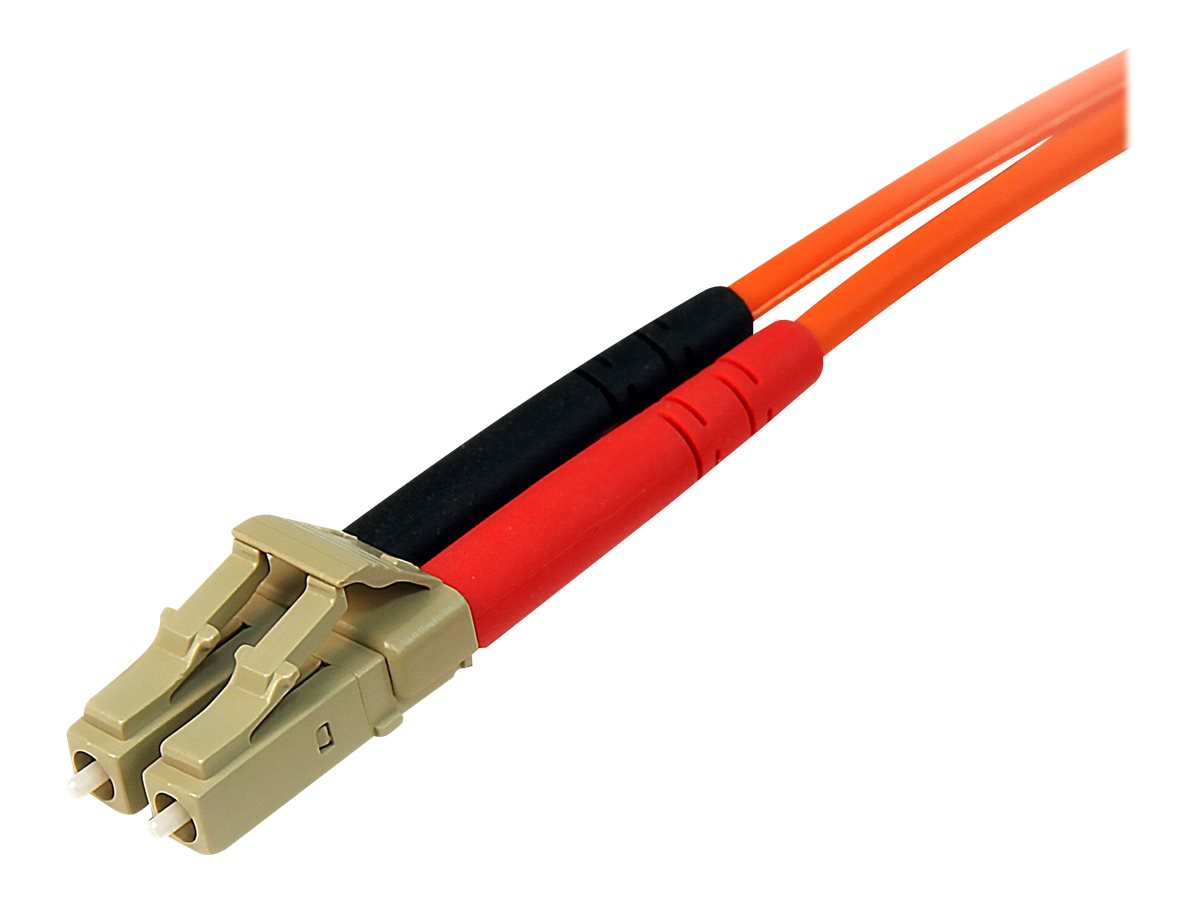 StarTech.com 15m Fiber Optic Cable - Multimode Duplex 50/125 - LSZH - LC/LC - OM2 - LC to LC Fiber Patch Cable - Netzwerkkabel - LC Multi-Mode (M)