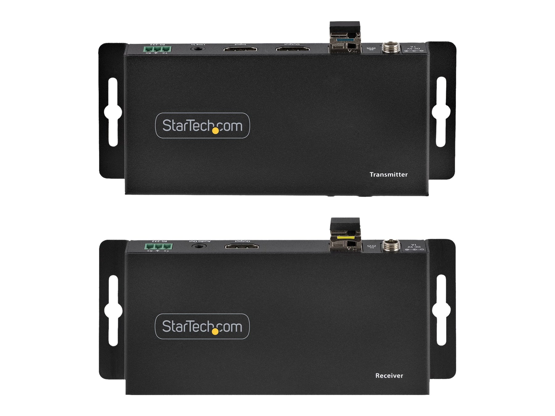 StarTech.com 4K HDMI over Fiber Extender Kit, 4K 60Hz up to 3300ft/1km (Single Mode)