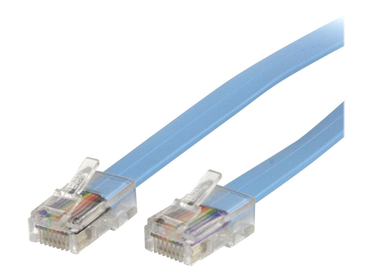 StarTech.com 1,8m Cisco Konsolen Rollover-Kabel – RJ45 Ethernet Stecker/Stecker - Netzwerkkabel - RJ-45 (M)