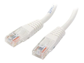 StarTech.com 15m Cat5e RJ45 UTP Patchkabel - Cat 5e Netzwerkkabel - Weiß - Patch-Kabel - RJ-45 (M)