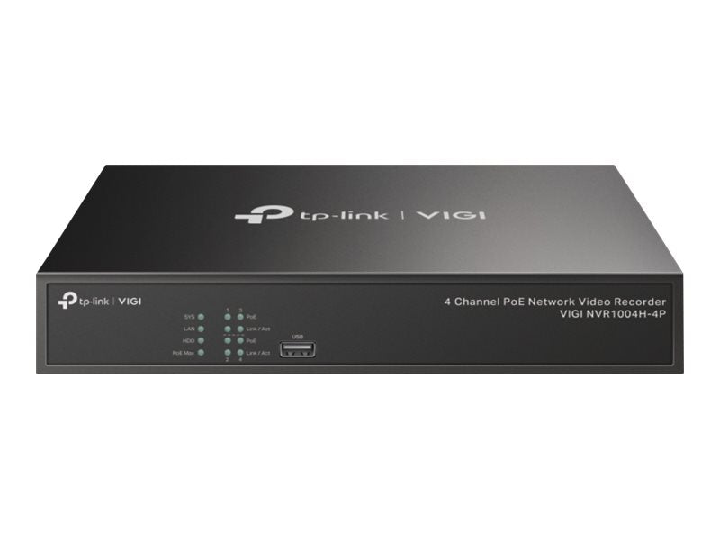 TP-LINK VIGI NVR1004H-4P V1 - NVR - 4 Kanäle