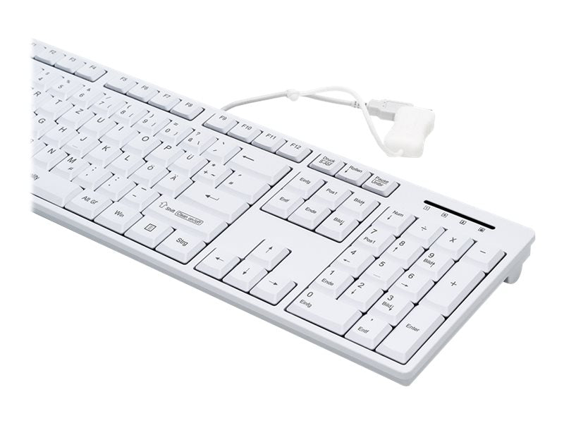 GETT CleanType Easy Basic TKL-105-GCQ-IP68-KGEH-WHITE-USB-DE