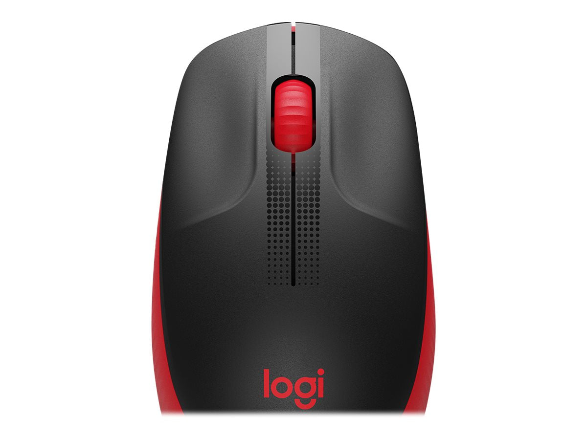 Logitech M190 - Maus - optisch - 3 Tasten - kabellos - kabelloser Empfänger (USB)