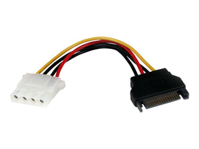 StarTech.com 15cm SATA auf LP4 Stromadapter - Bu/St - Netzteil - SATA-Stromstecker (M)