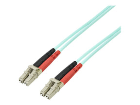 StarTech.com 5m Fiber Optic Cable - 10 Gb Aqua - Multimode Duplex 50/125 - LSZH - LC/LC - OM3 - LC to LC Fiber Patch Cable - Patch-Kabel - LC Multi-Mode (M)