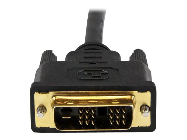 StarTech.com 1,5m HDMI auf DVI-D Kabel - St/St - HDMI Stecker / DVI Stecker Adapterkabel - Videokabel - DVI-D (M)