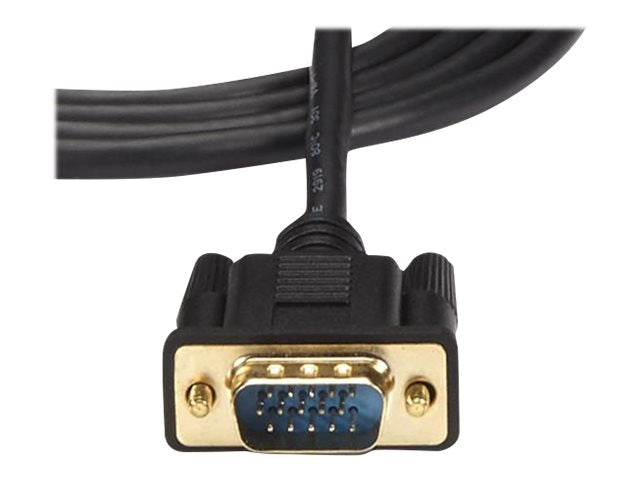 StarTech.com HDMI to VGA Cable - 10 ft / 3m - 1080p - 1920 x 1200 - Active HDMI Cable - Monitor Cable - Computer Cable (HD2VGAMM10)