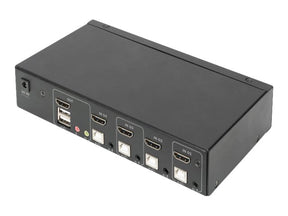 DIGITUS KVM-Switch, 4-Port, Single-Display, 4K, HDMI®