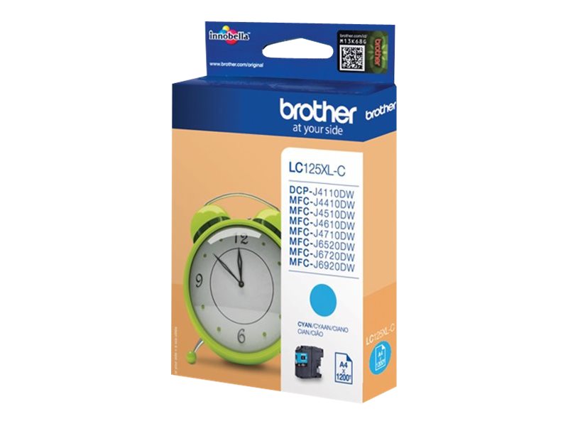 Brother LC125XLC - Sehr hohe Ergiebigkeit - Cyan