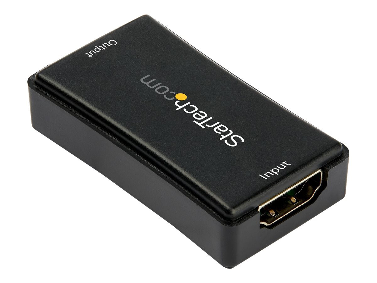 StarTech.com 14m HDMI Verstärker - 4K 60Hz - USB betrieben - HDMI Signalverstärker/Verlängerung - HDMI Inline Repeater/Booster - Aktiver 4K60 HDMI Video Extender - 7.1 Audio Unterstützung (HDBOOST4K2)