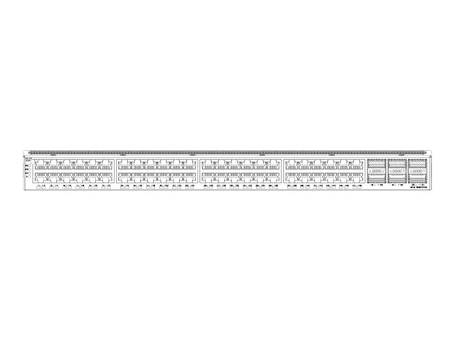 Cisco Nexus 93108TC-EX - Switch - managed - 48 x 10GBase-T + 6 x 40 Gigabit / 100 Gigabit QSFP28