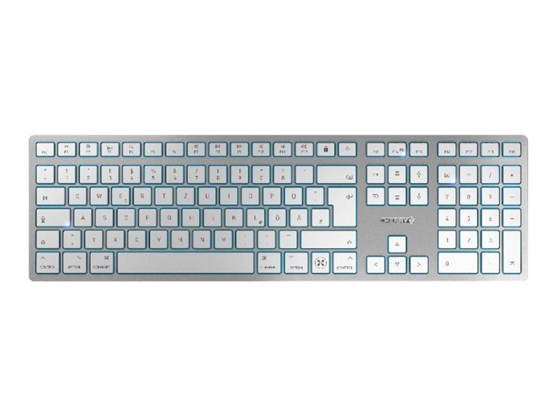 Cherry KW 9100 SLIM - Tastatur - kabellos - 2.4 GHz, Bluetooth 4.0