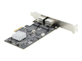 StarTech.com 2-Port 2.5Gbps NBASE-T PCIe Network Card, Intel I225-V, Dual-Port Computer Network Card, Multi-Gigabit NIC, PCI Express Server LAN Card, Desktop Ethernet Interface