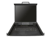 StarTech.com 16 Port Rackmount KVM Console with 6ft Cables, Integrated KVM Switch with 19" LCD Monitor, Fully Featured 1U LCD KVM Drawer- OSD KVM, Durable 50,000 MTBF, USB + VGA Support - 19in. LCD KVM Console (RKCONS1916K)