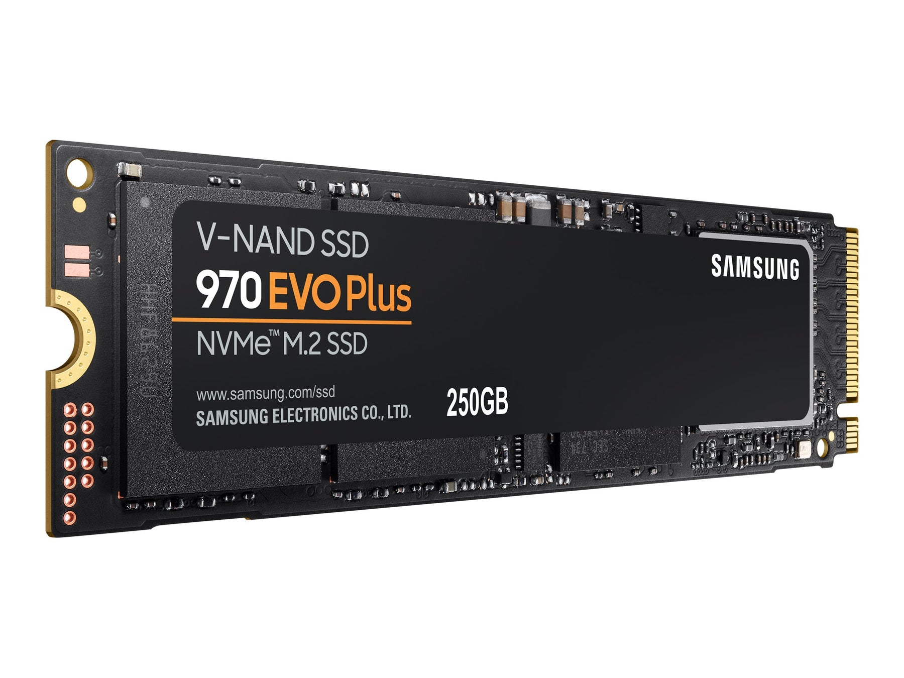 Samsung 970 EVO Plus MZ-V7S250BW - SSD - verschlüsselt - 250 GB - intern - M.2 2280 - PCIe 3.0 x4 (NVMe)