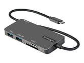 StarTech.com USB-C Multiport Adapter - USB-C auf 4K-HDMI, 100W PD Pass-Through, SD-/MicroSD-Steckplatz -  USB-C-Mini-Dock - 30 cm langes Kabel (DKT30CHSDPD)