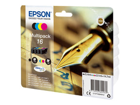 Epson 16 Multipack - 4er-Pack - Schwarz, Gelb, Cyan, Magenta