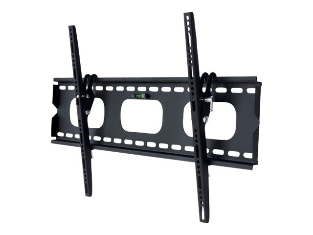 IC Intracom Manhattan TV & Monitor Mount, Wall, Tilt, 1 screen, Screen Sizes: 37-65", Black, VESA 200x200 to 600x400mm, Max 75kg, LFD, Lifetime Warranty - Klammer - für Flachbildschirm - stabiler Stahl - Bildschirmgröße: 94-177.8 cm (37"-70")