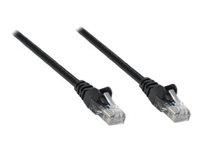 Intellinet Network Patch Cable, Cat6, 0.25m, Black, Copper, S/FTP, LSOH / LSZH, PVC, RJ45, Gold Plated Contacts, Snagless, Booted, Polybag - Patch-Kabel - RJ-45 (M)