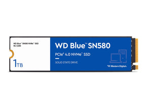 WD Blue SN580 WDS100T3B0E - SSD - 1 TB - intern - M.2 2280 - PCIe 4.0 x4 (NVMe)