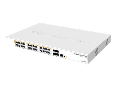 MikroTik Cloud Router Switch CRS328-24P-4S+RM - Switch - L3 - managed - 24 x 10/100/1000 (PoE)